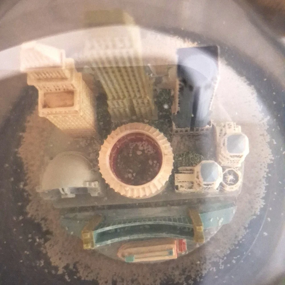 Saks Fifth Avenue Cincinnati Snow Globe Skyline Ohio Musical Works Three Jays Im